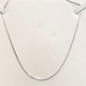 🇮🇹 Solid 14K White Gold Milano Chain